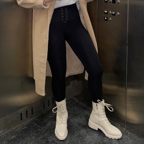 Clear by Dolce Vita | Ivory Leather Lottie Boots | Size 6.5 - Picture 15 of 15